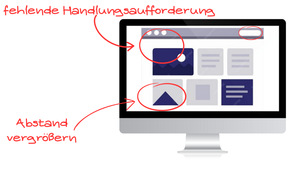Häufige Fehler einer nicht verkaufsoptimierten Website